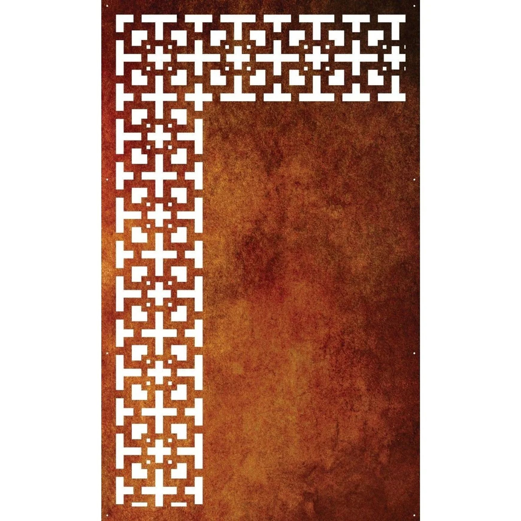 Combination Fence Panel - Square in Square