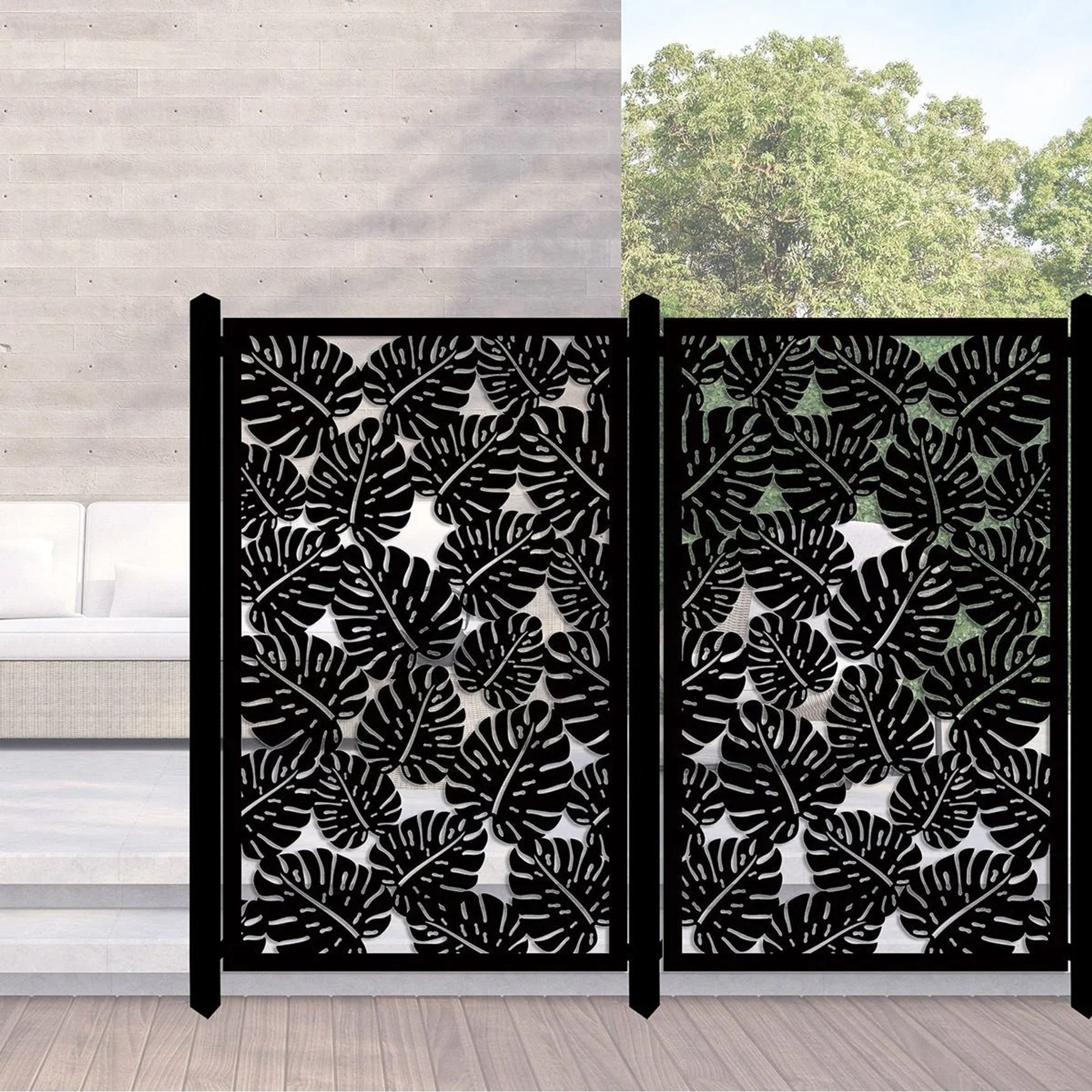 Privacy Screen & Fence Panel  - Monstera ll
