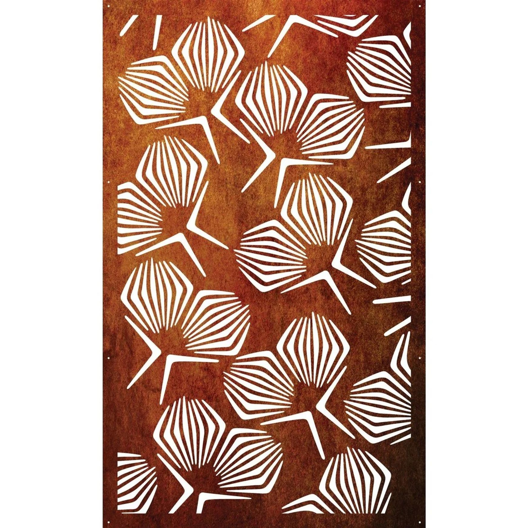 Privacy Screen & Fence Panel - Geometrical Flower
