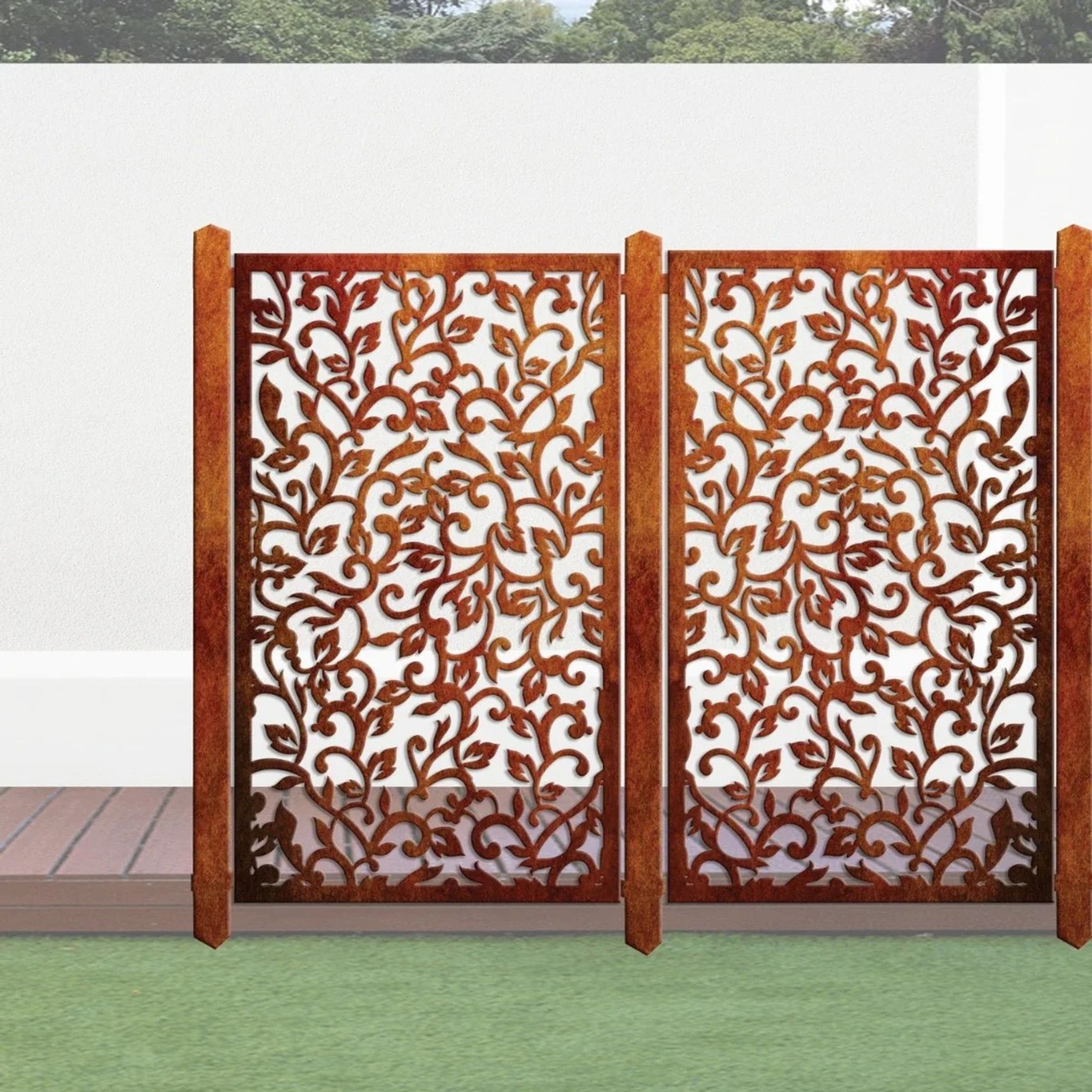 Decorative Security Screen - Koru MII