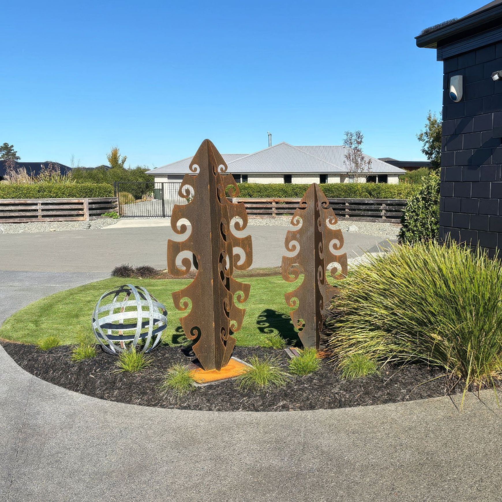 Surf Symphony - Corten Steel Garden Sculpture