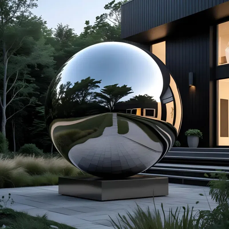 Orbis on Plinth Sculpture