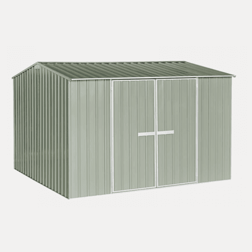 3030 x 3030 x 2090mm Garden Shed Gable Roof Hazy Grey
