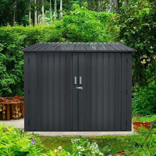 Bike Shed Garden Storage Box | Grey