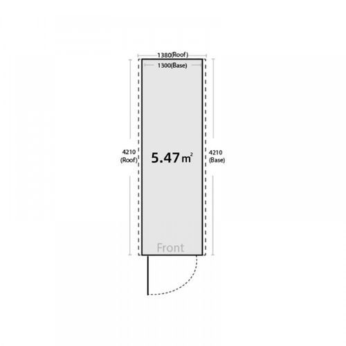 Garden Sheds Grey | YH-F04FDM3B-AKL