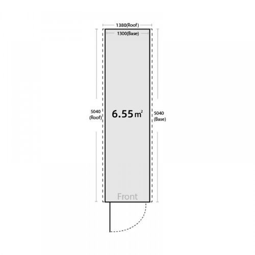 Garden Sheds Grey | YH-F04FDM4B-AKL