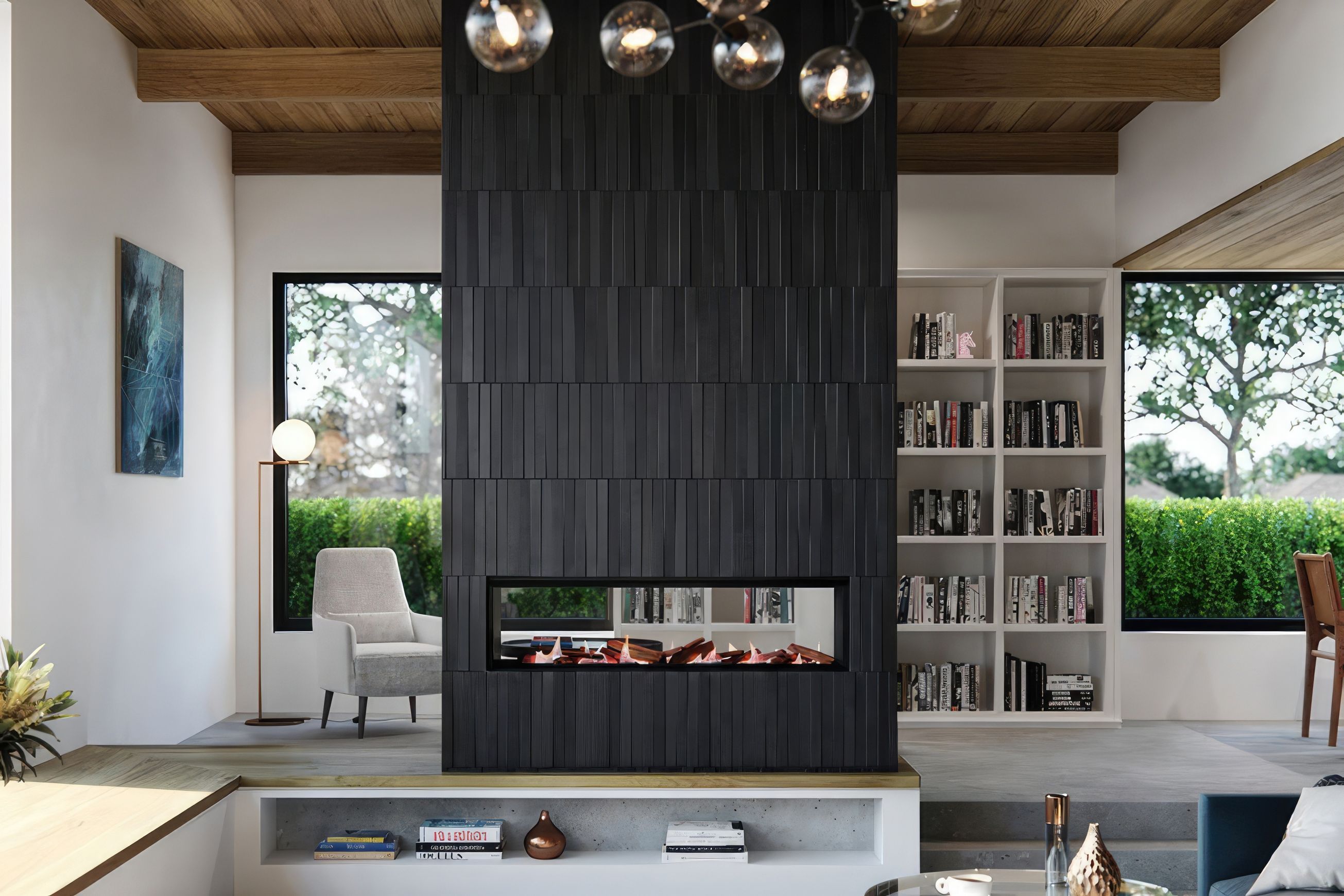 Element Double Sided | Gas Fireplace