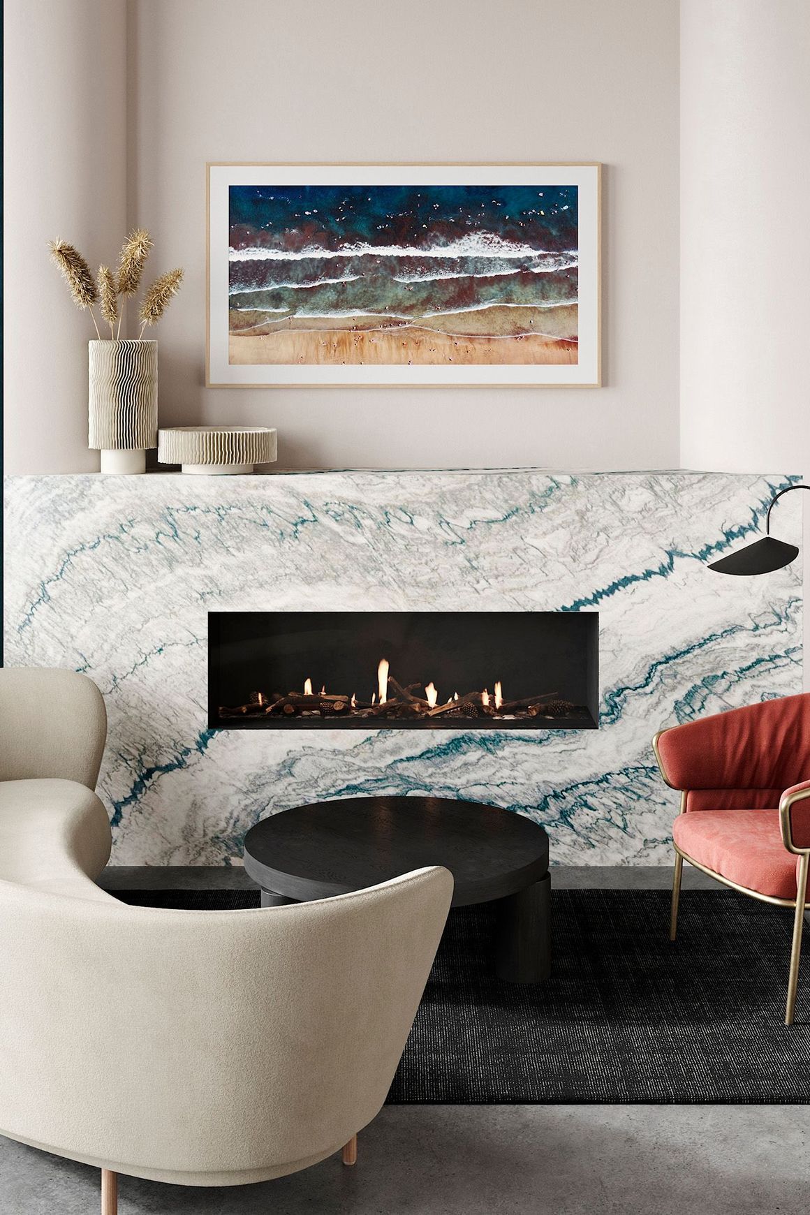 Escea DS1400 High Output Frameless Gas Fireplace