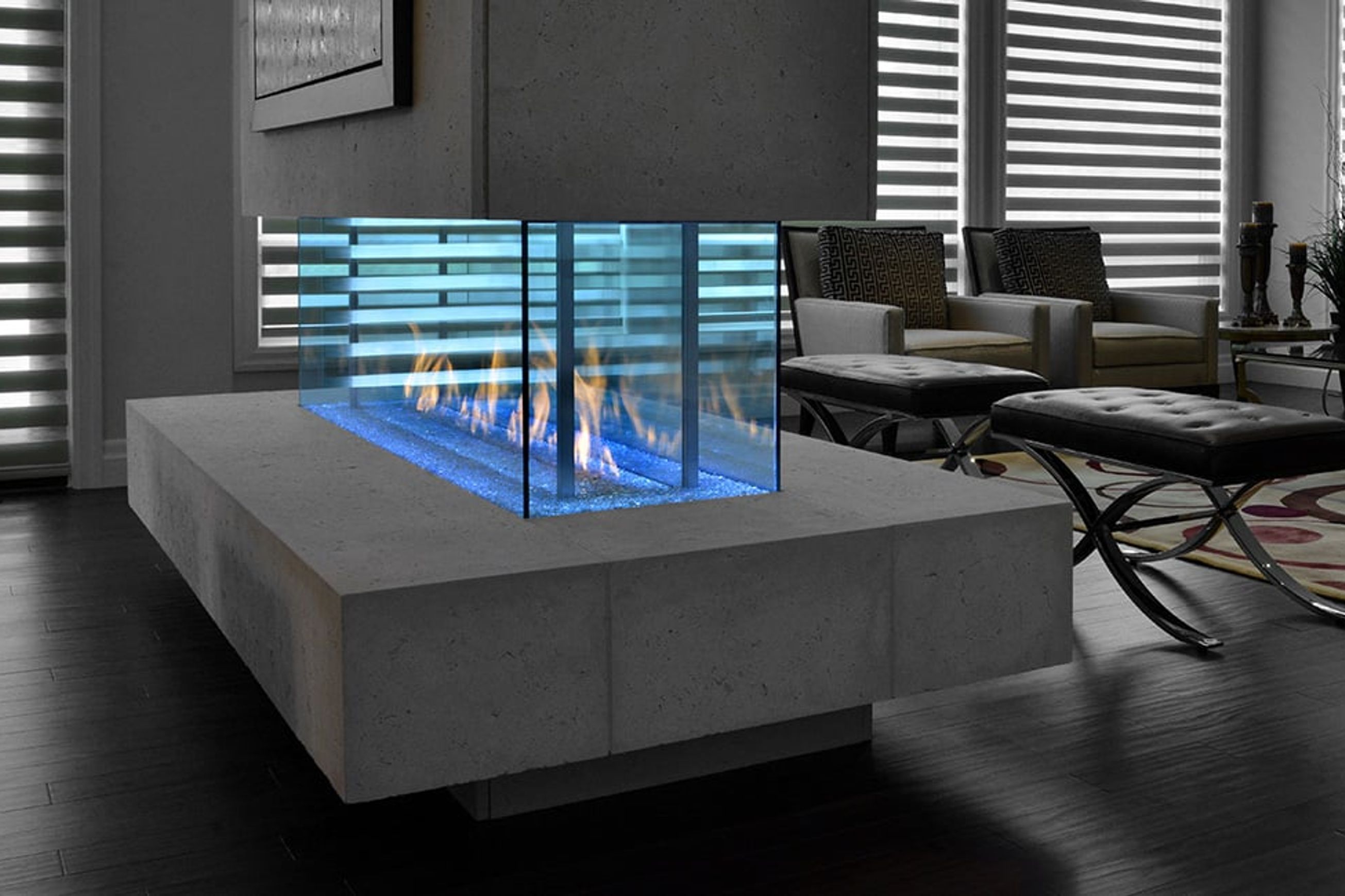 Davinci Island Gas Fireplaces