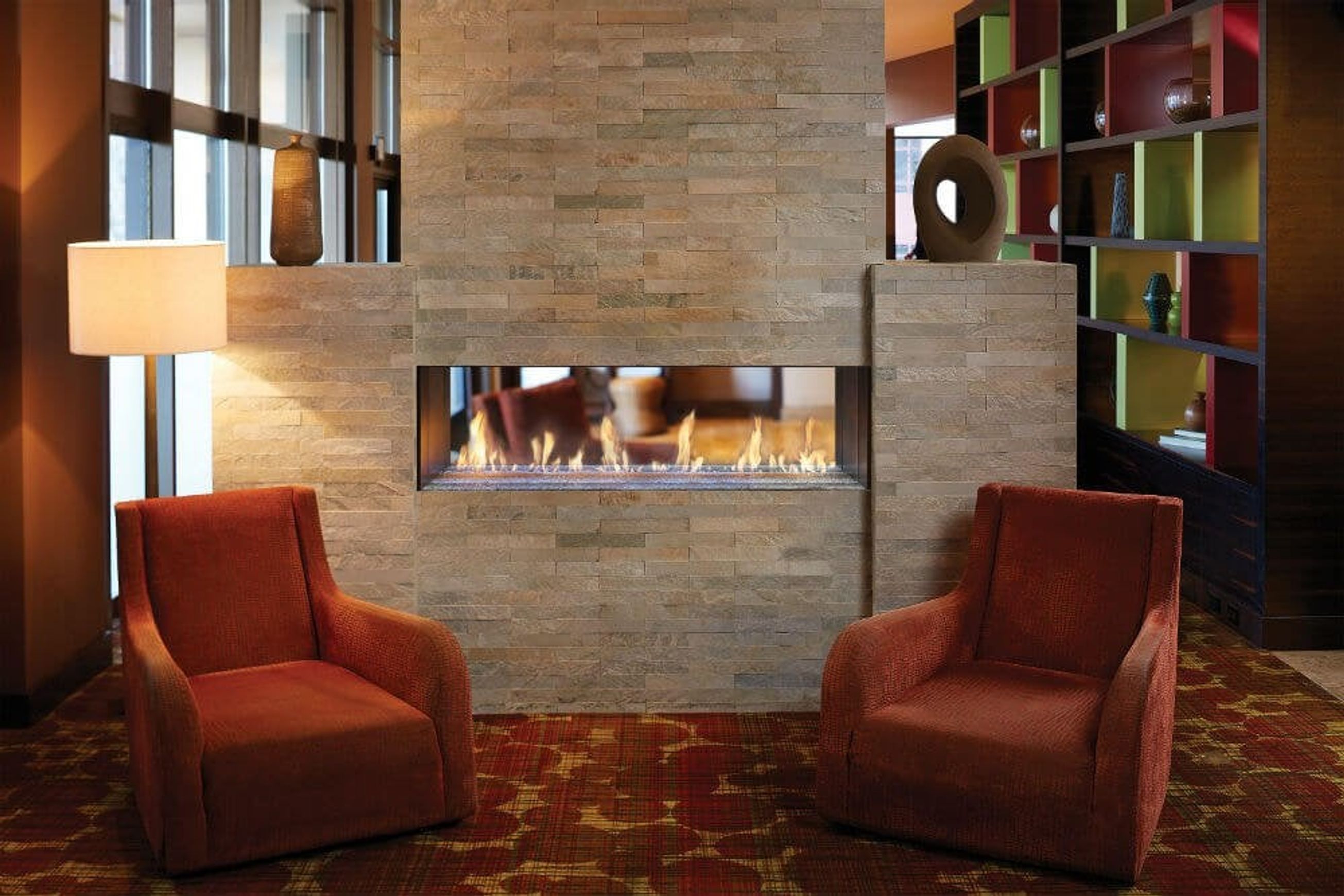 Davinci See Thru Gas Fireplace