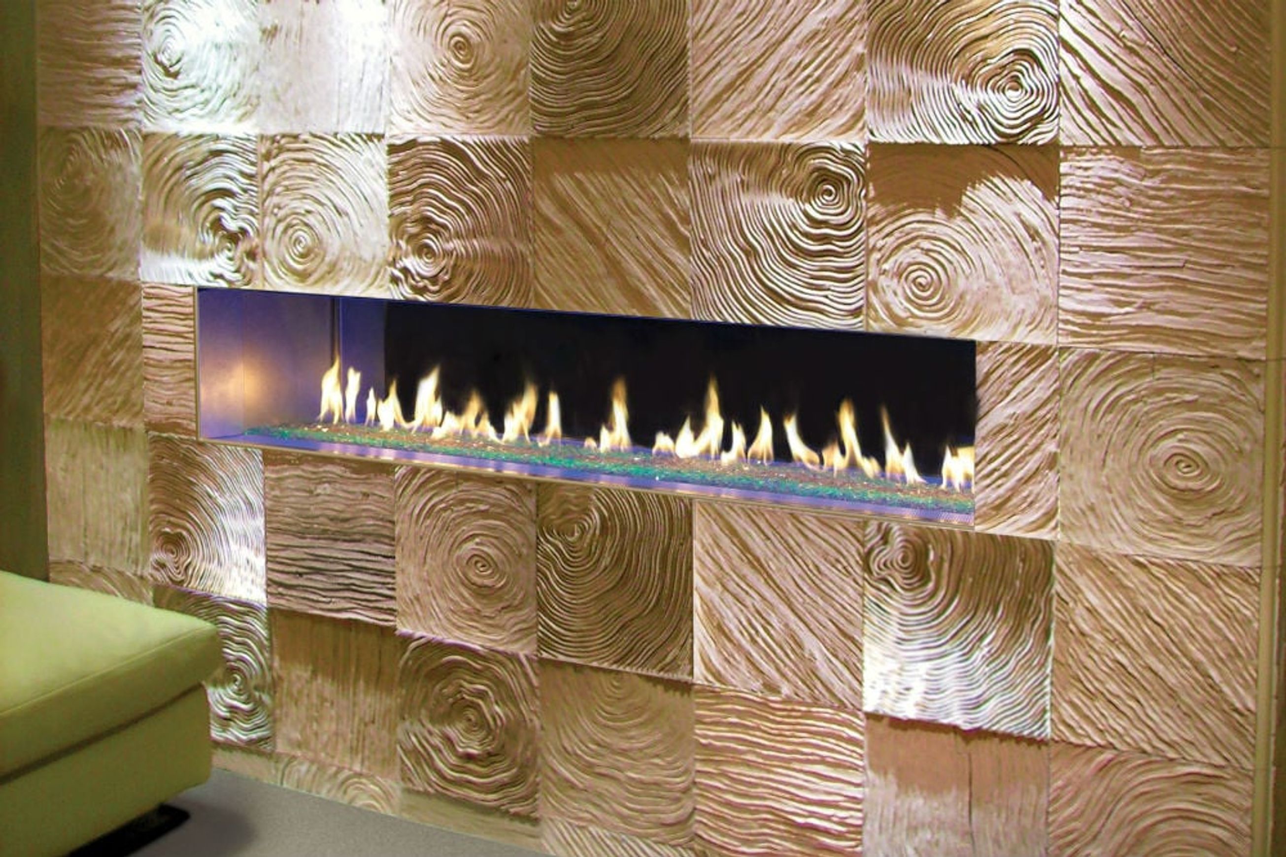 Davinci Single Sided Gas Fireplace