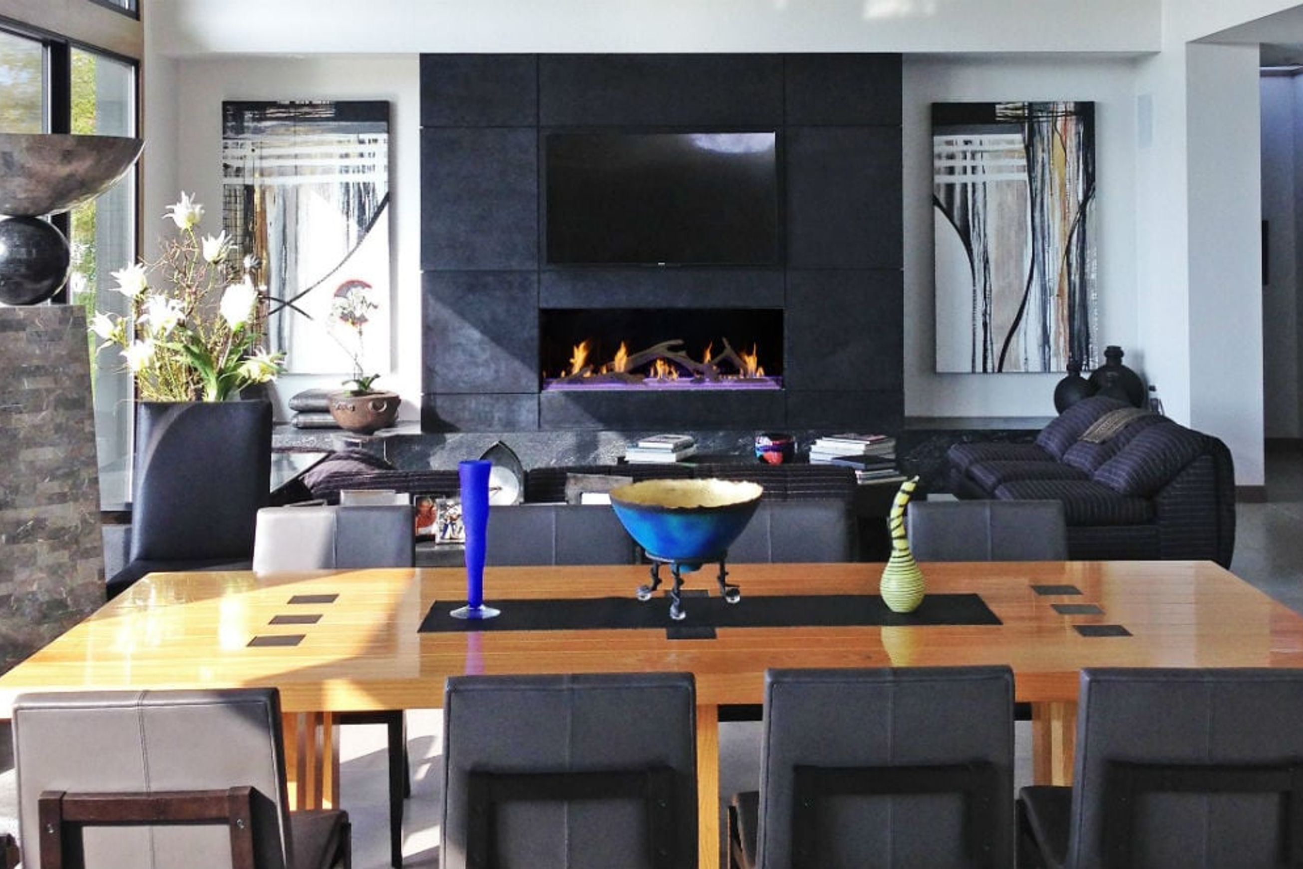 Davinci Single Sided Gas Fireplace