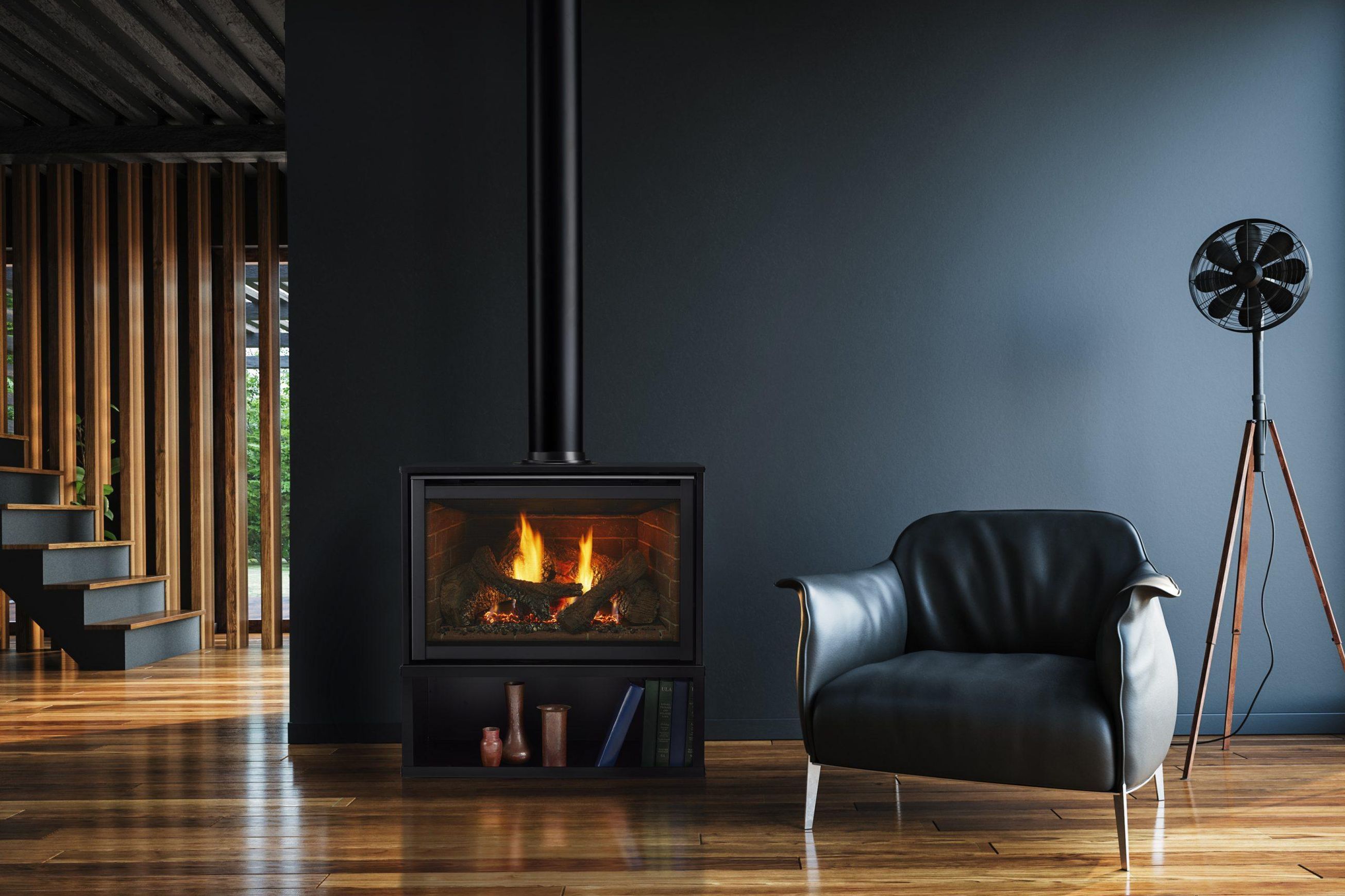 X Series Freestanding Gas Firepalce Heat & Glo