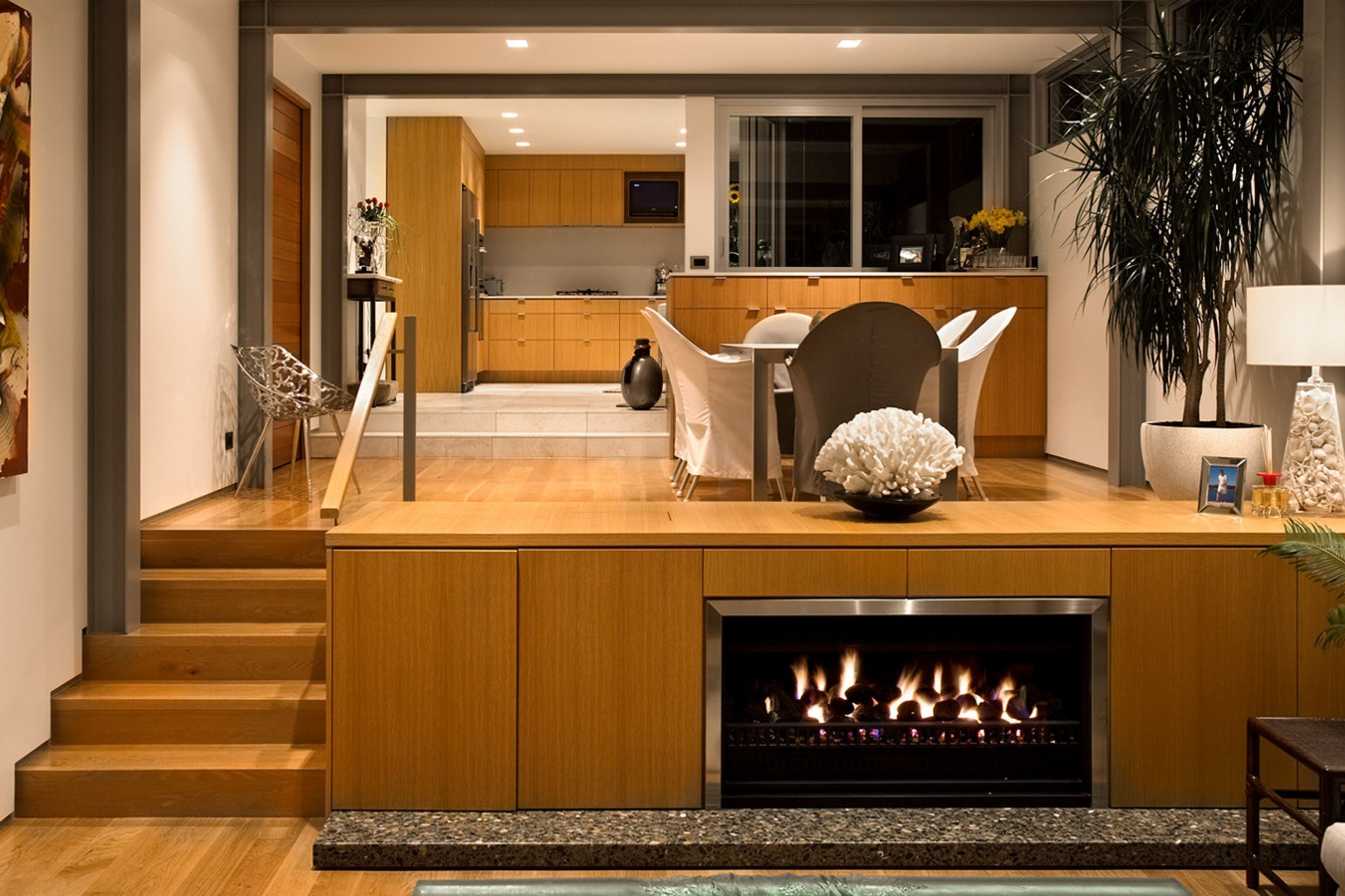 Thermoflow Open Gas Fireplace