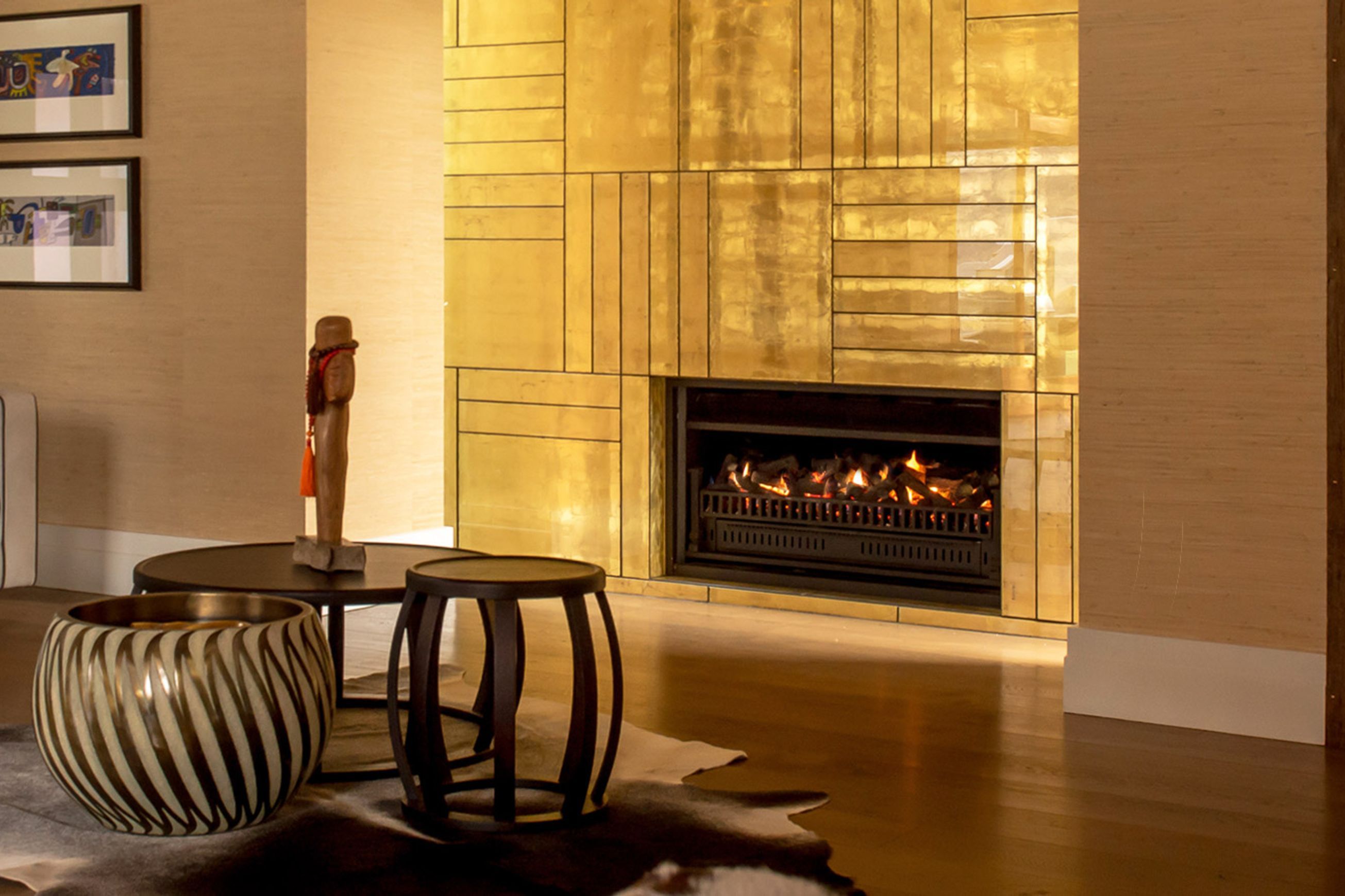Thermoflow Open Gas Fireplace