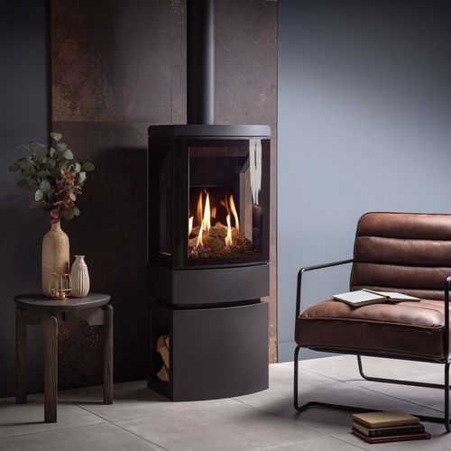 Gazco Loft 3 - Sided Freestanding Gas Fireplace