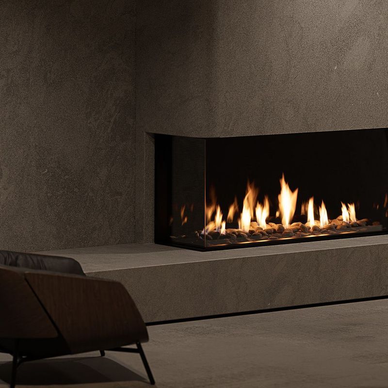 MODE KS1460 Corner Gas Fireplace