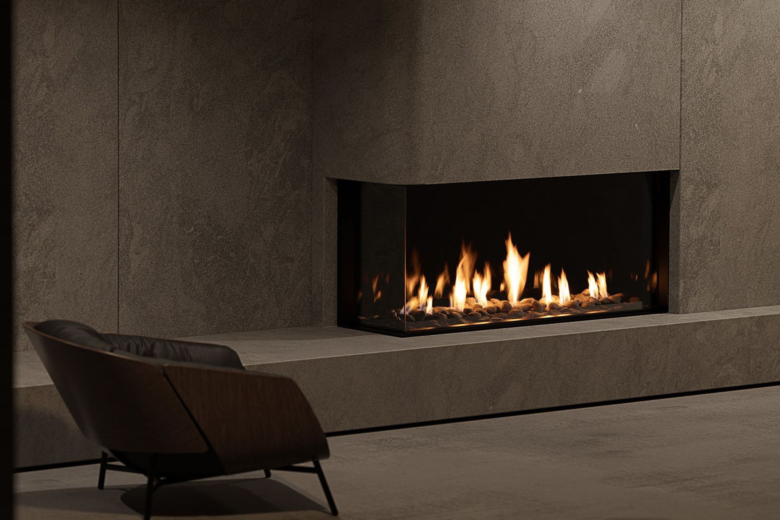 MODE KS1460 Corner Gas Fireplace