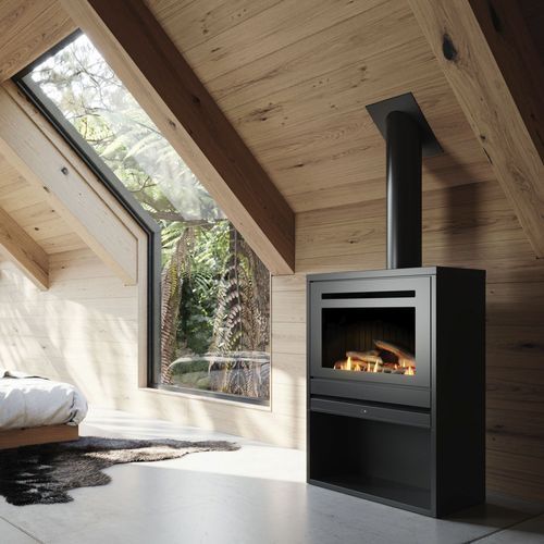 Rinnai Novo Freestander Gas Fireplace