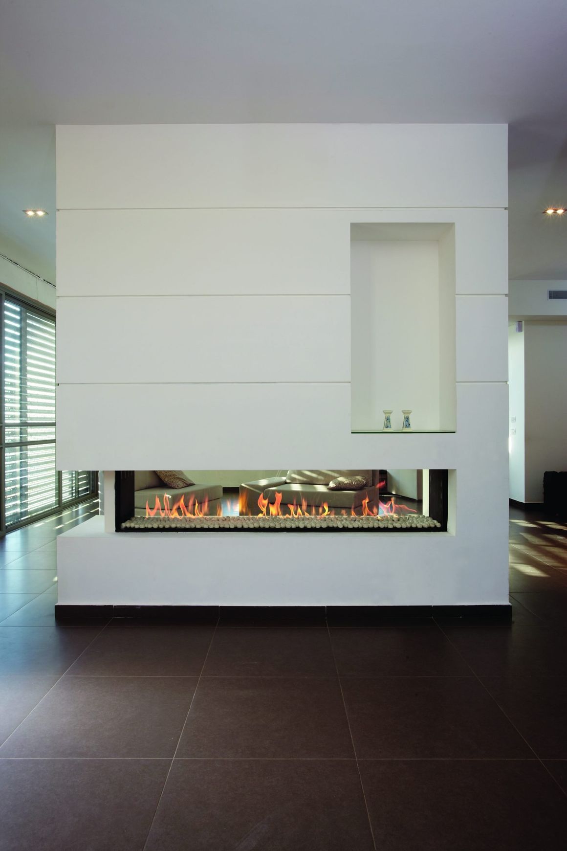 Ortal Tunnel See Thru 200 Gas Fireplace