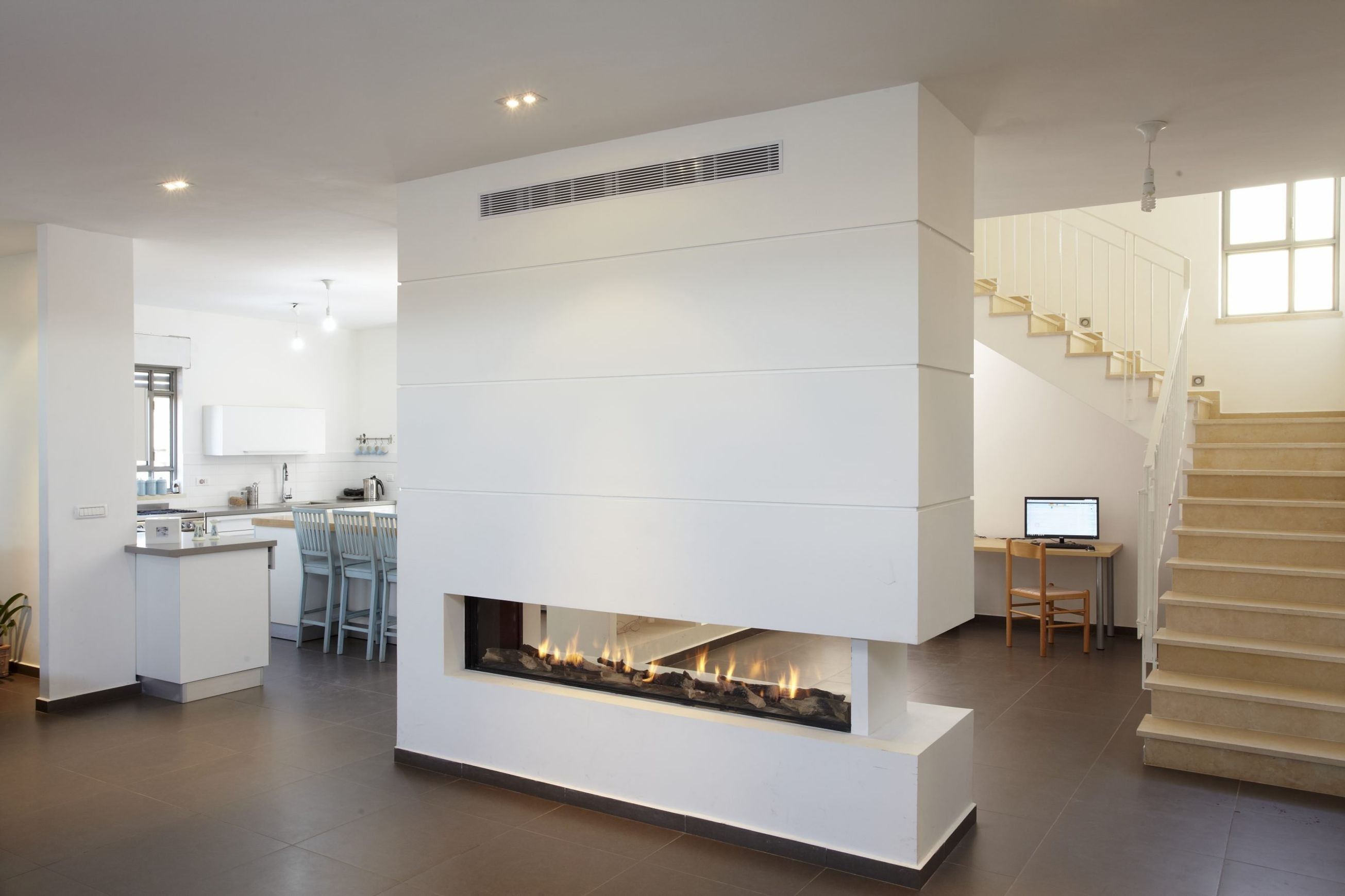 Ortal Tunnel See Thru 200 Gas Fireplace