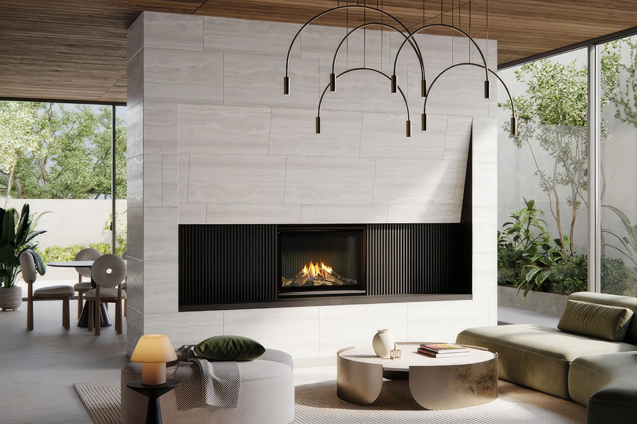 Vektor | Gas Fireplace