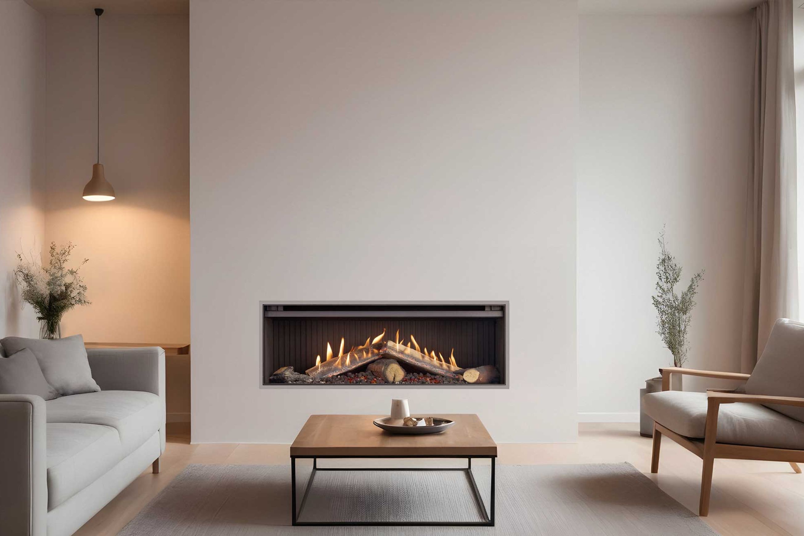 Linear 1000 Gas Fireplace with FlameTech