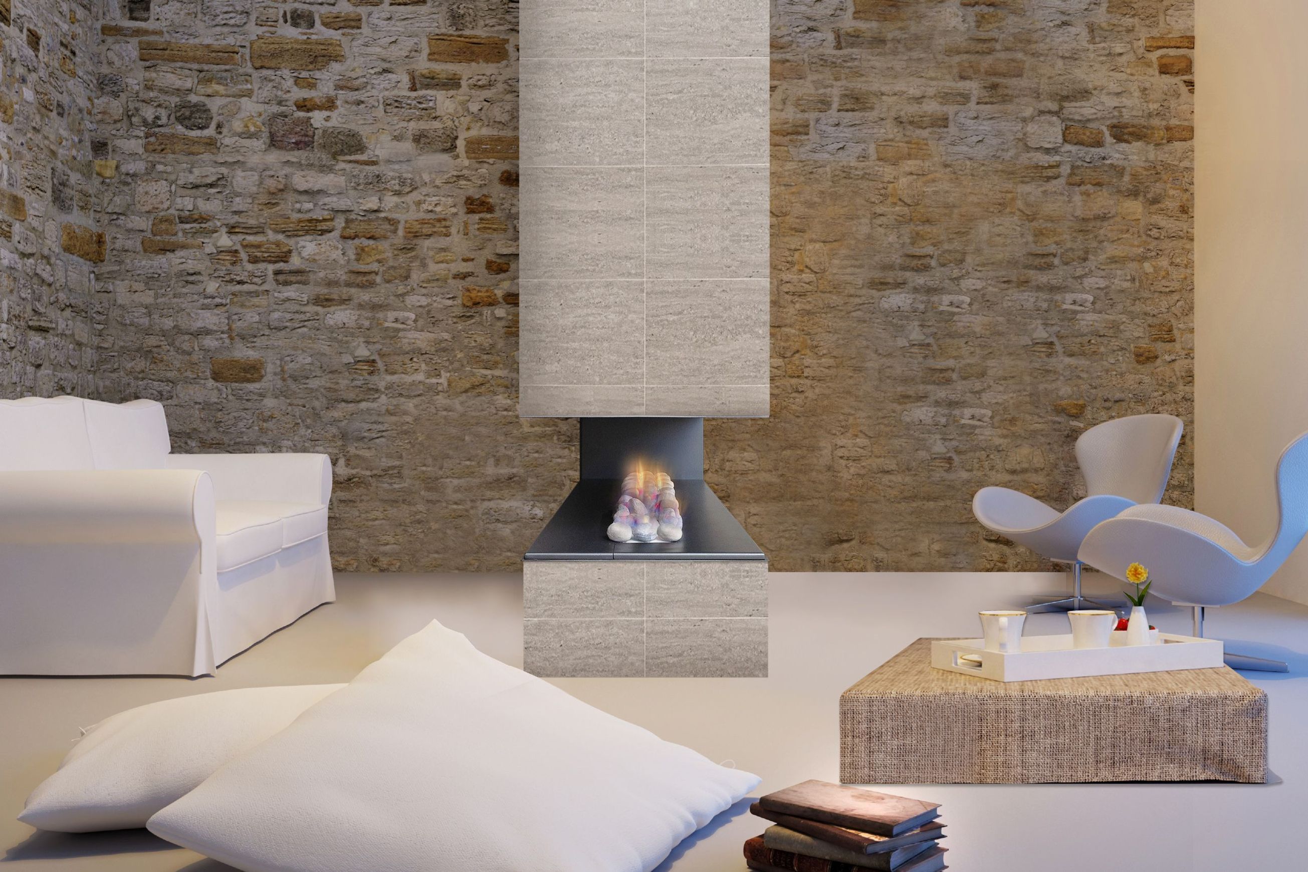 Horizon 3 Sided | Gas Fireplace