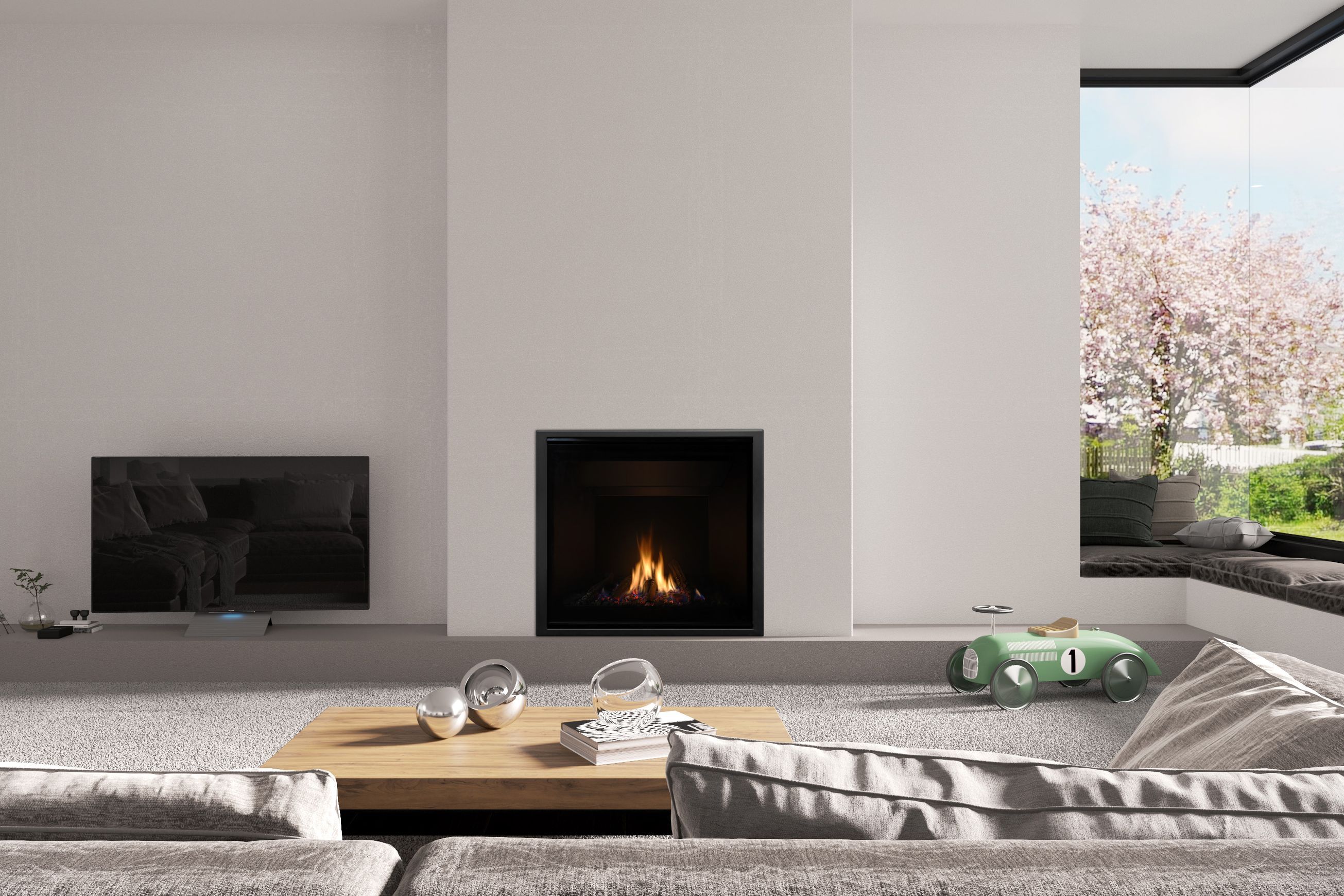 Escea DF990 High Output Gas Fireplace