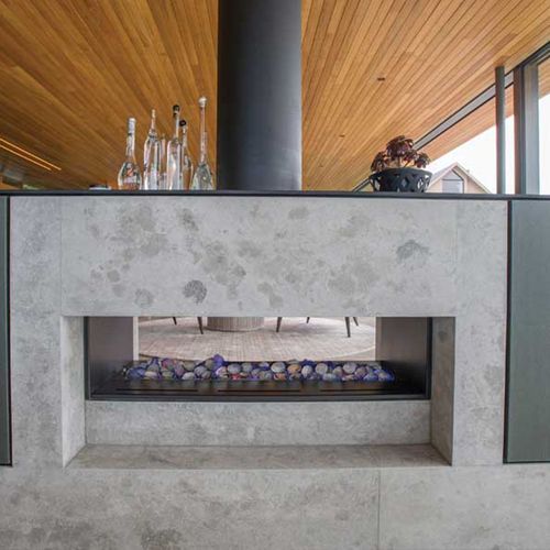 Horizon Lowline Double Sided | Gas Fireplace