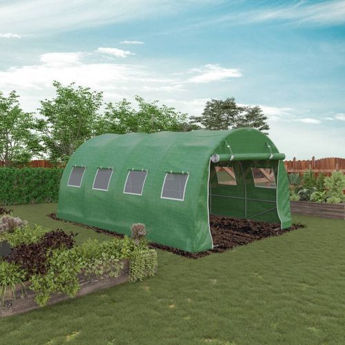 Strong Tunnel Greenhouse Galvanised Frame | 4.5m