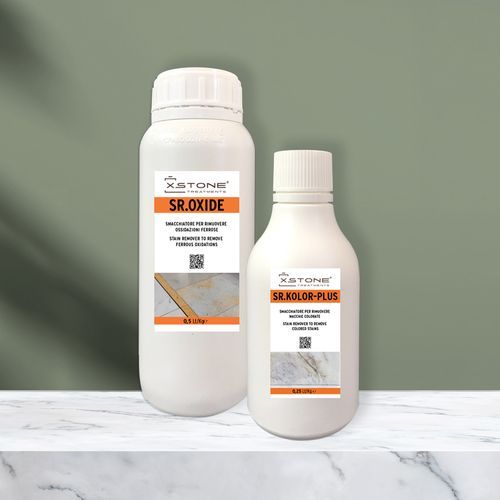 XStone SR.OXIDE and SR.KOLOR PLUS Gel Stain Removers