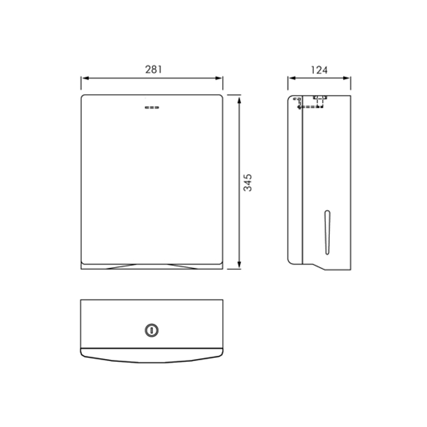 ASI Roval Surface Mounted Paper Towel Dispenser