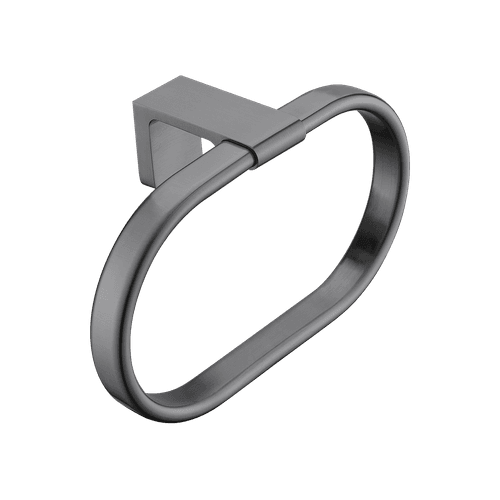 Abode Towel Ring Gun Metal