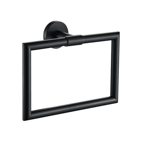 Colab Hand Towel Ring Matte Black