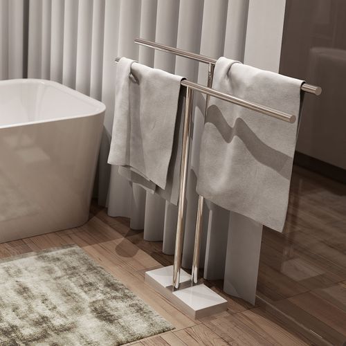 Double Towel Stand 900mm - 9100 Series Number 9185