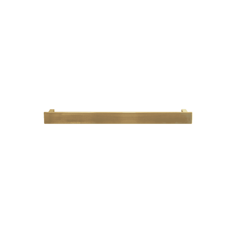 Towel Rail Bar Square 12V 650mm Brushed Gold