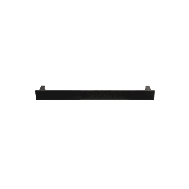 Towel Rail Bar Square 12V 650mm Satin Black