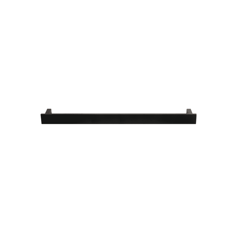 Towel Rail Bar Square 12V 850mm Satin Black