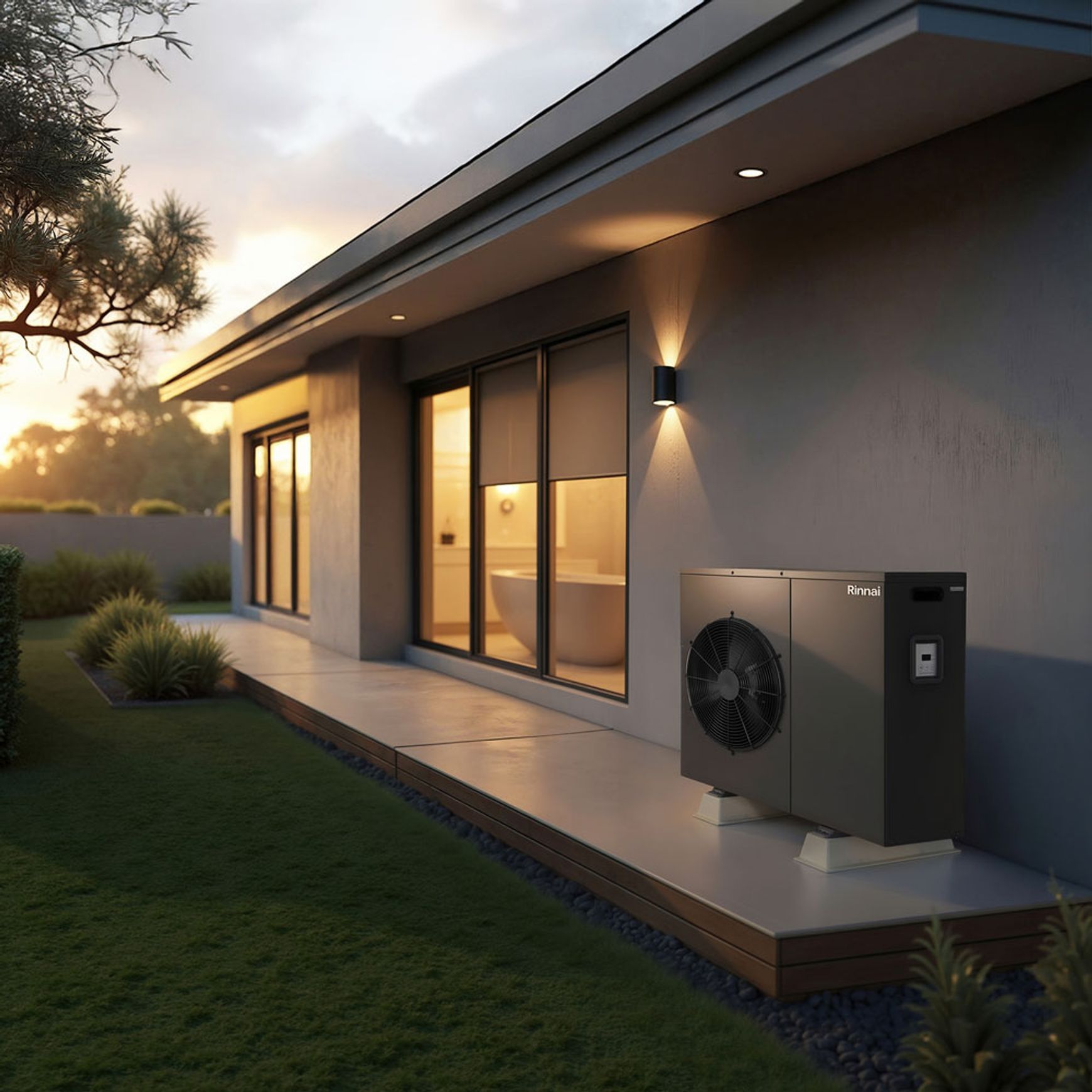 Rinnai HydraHeat® Split Hot Water Heat Pump
