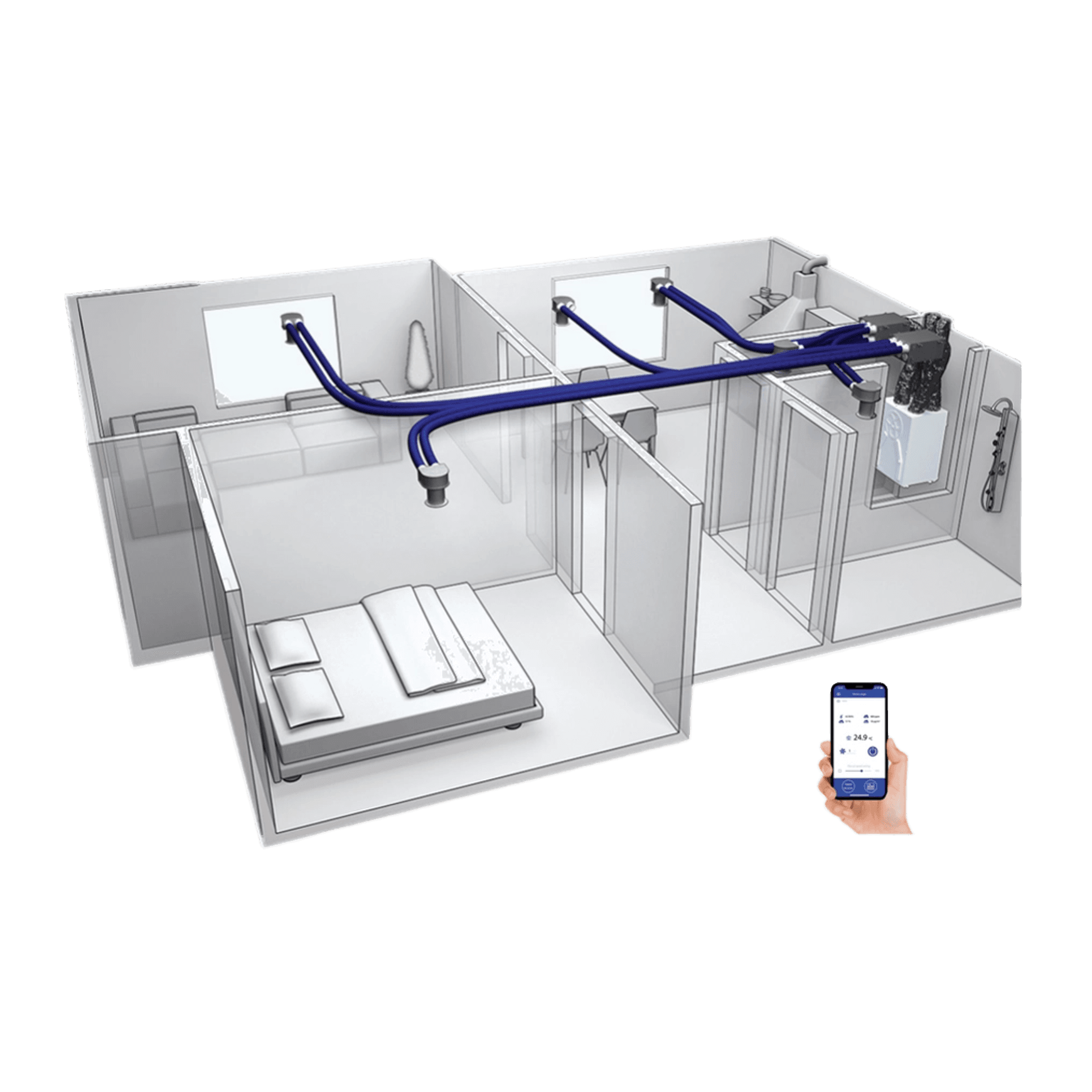 Blauberg KOMFORT SB350 Residential Balanced Ventilation