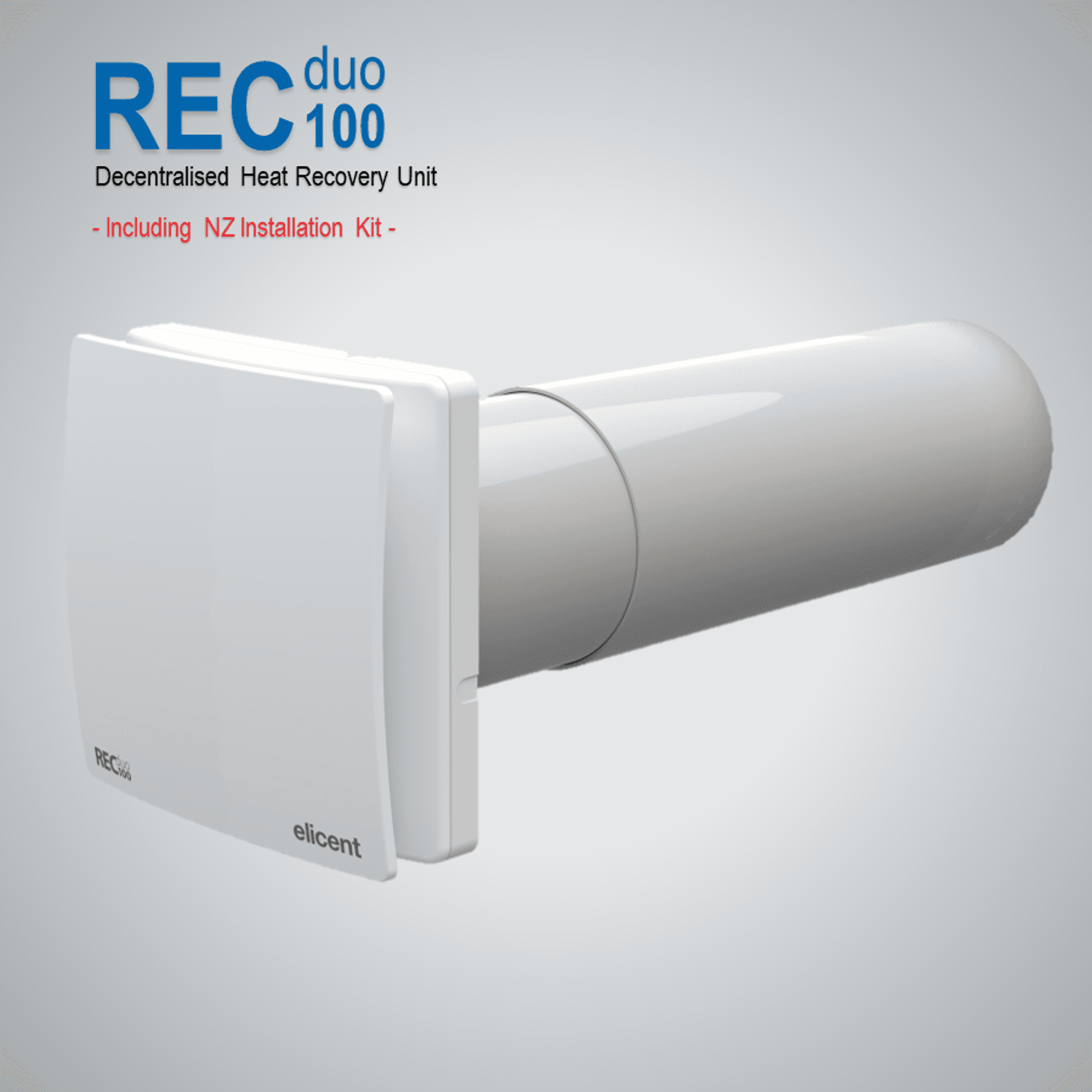 REC-Duo 100 - Decentralized Ventilation System