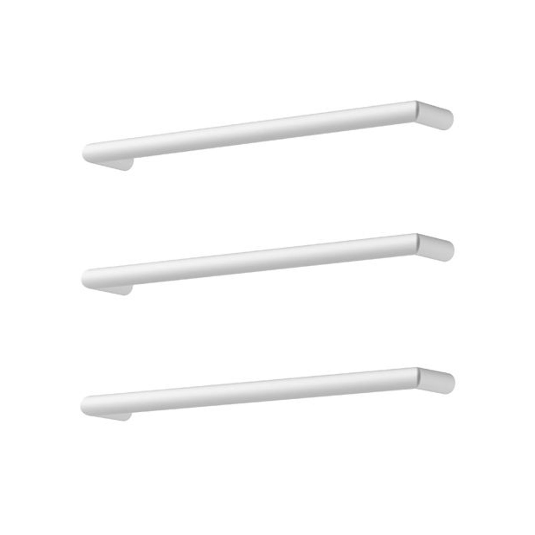 Toro Round Heated Towel Rail - 432mm
