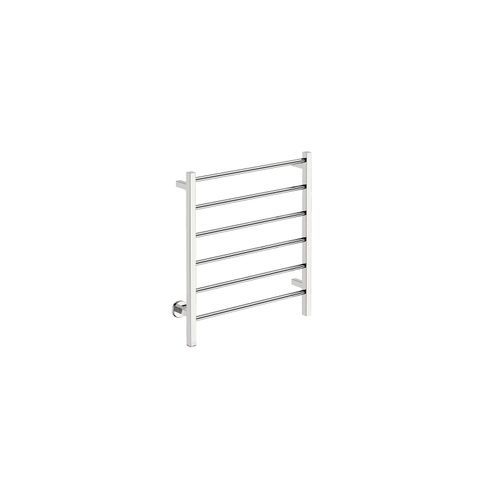 CONTOUR 6 Bar 650mm Straight Heated Towel Rail with PTSelect Switch