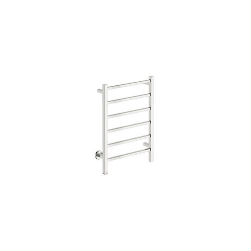 CUBIC 6 Bar 530mm Straight Heated Towel Rail with PTSelect Switch