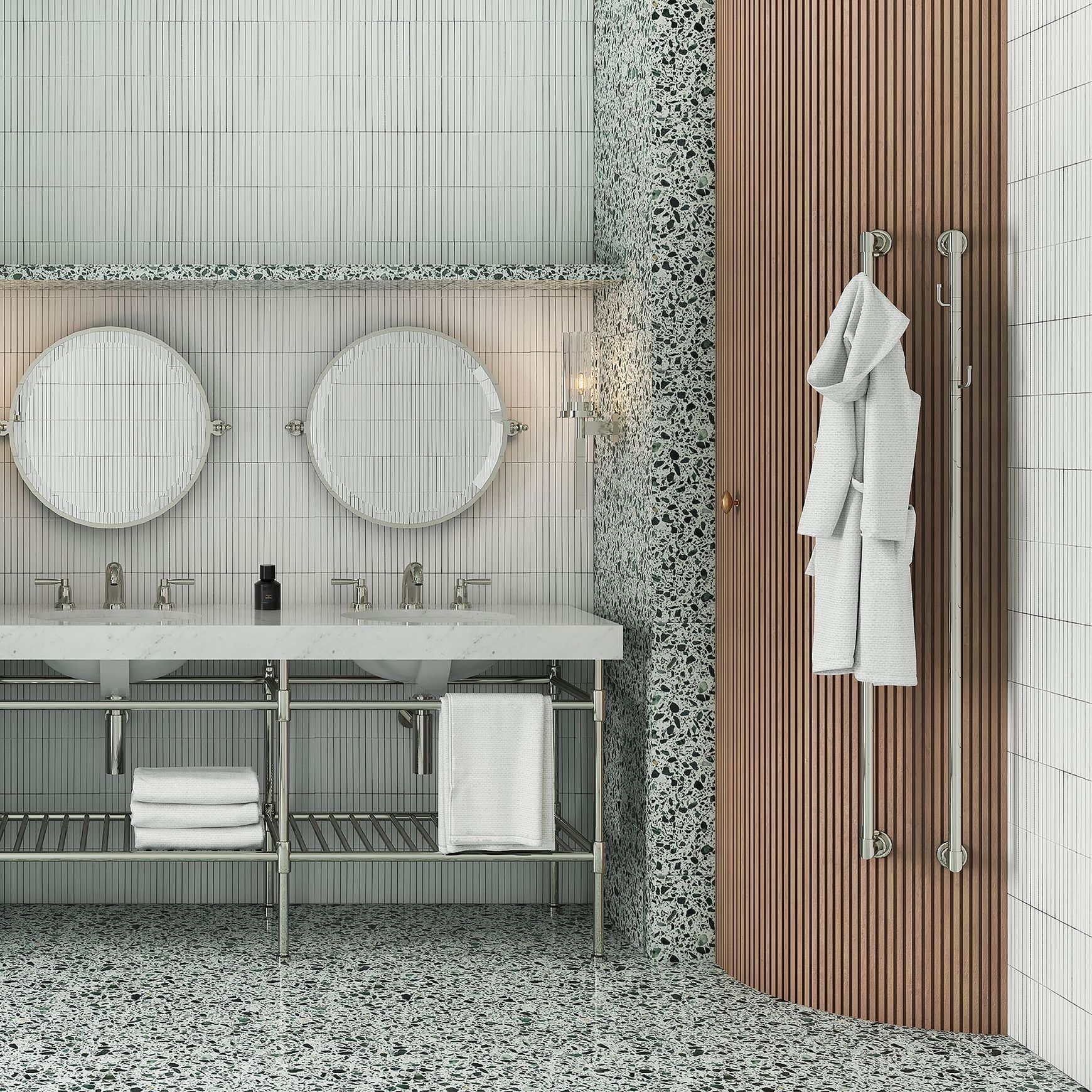 Vertical Robe Warmers | Heated Towel Rail