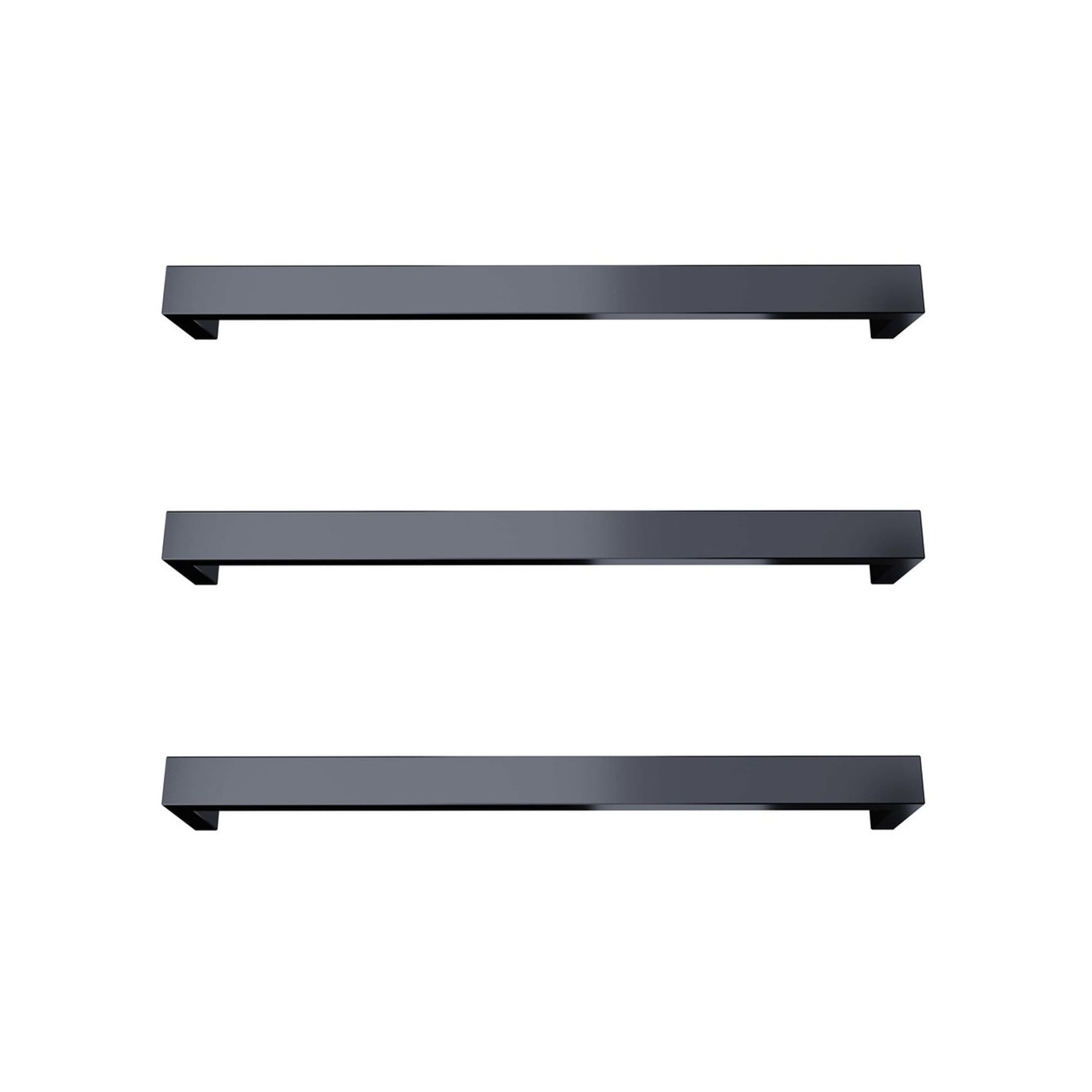 Largo Square Heated Towel Rail - 632mm