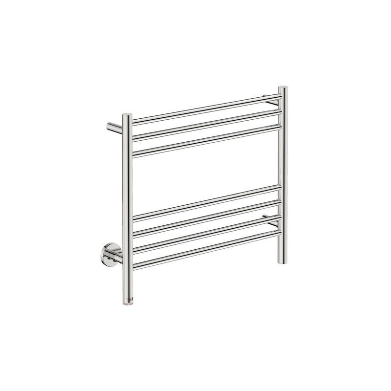 NATURAL 7 Bar 650mm Straight Heated Towel Rail with PTSelect Switch