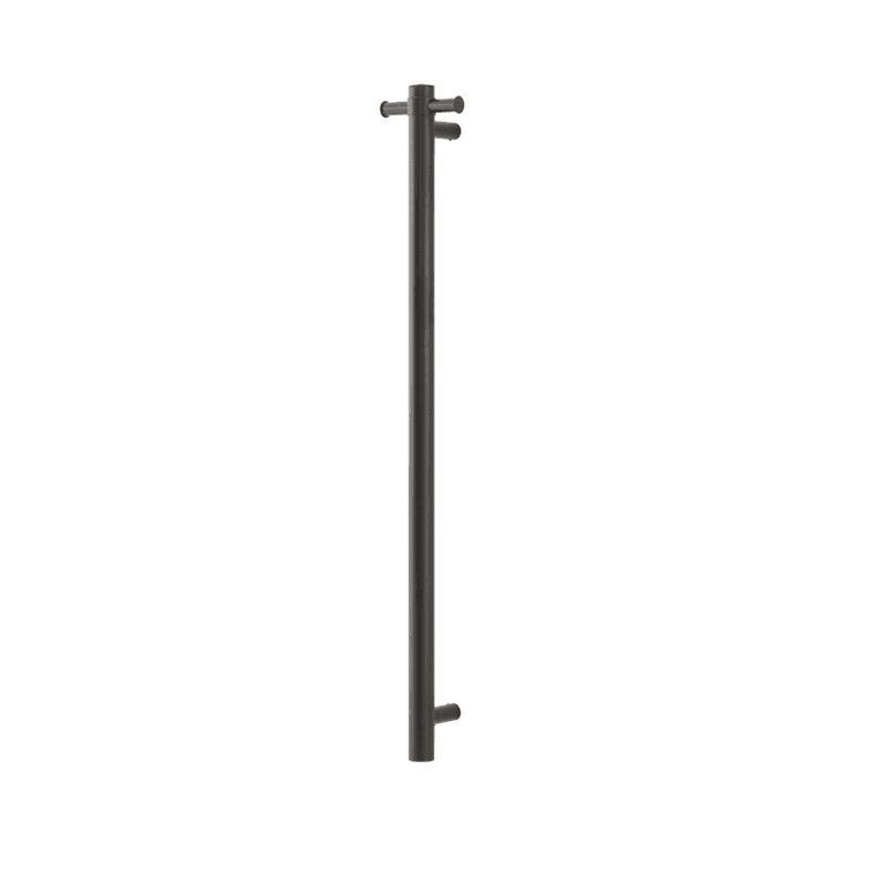 Vertical Heated Towel Rail Gun Metal Grey