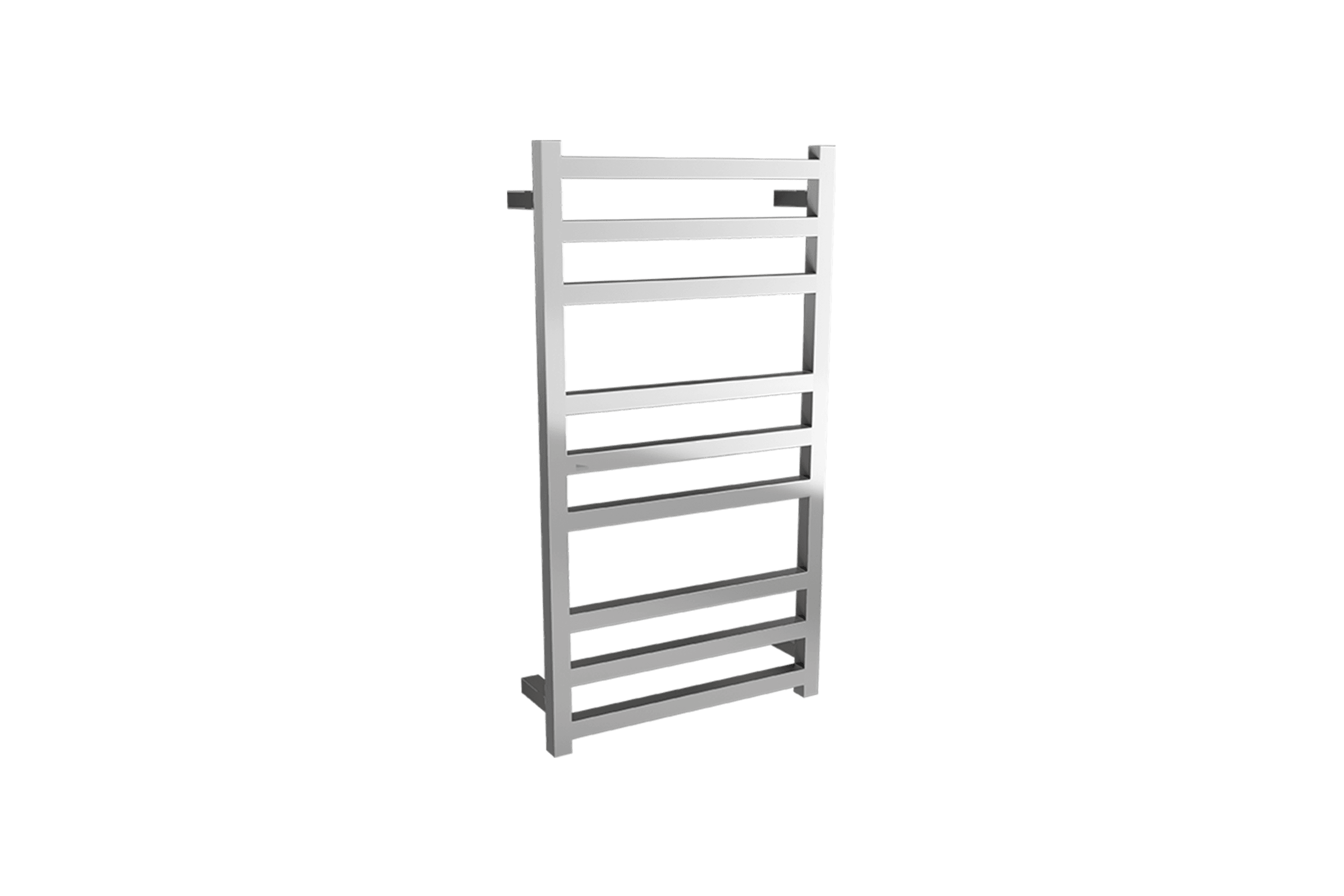 Square Towel Rail 240V 900 x 500mm Brushed Stainless